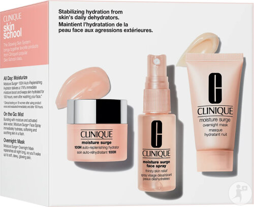 Clinique Coffret Skin School Moisture Surge Essentiels Hydratation Continue 3 Produits
