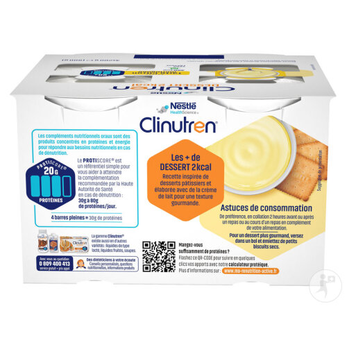 Clinutren Dessert 2kcal Tarte Citron Meringuée 4x200g-2