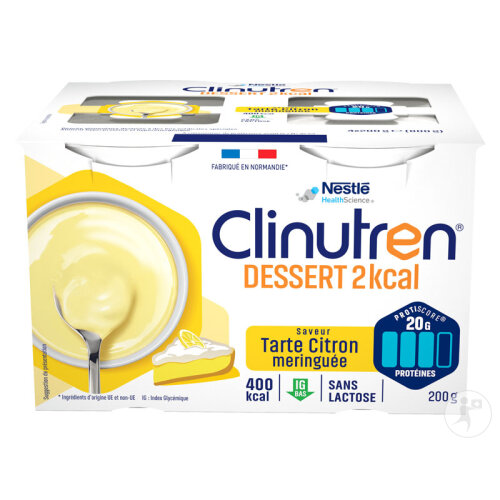 Clinutren Dessert 2kcal Tarte Citron Meringuée 4x200g-4