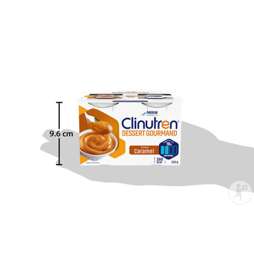 Clinutren Dessert Gourmand 300kcal Caramel 4x200g-2