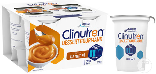 Clinutren Dessert Gourmand 300kcal Caramel 4x200g