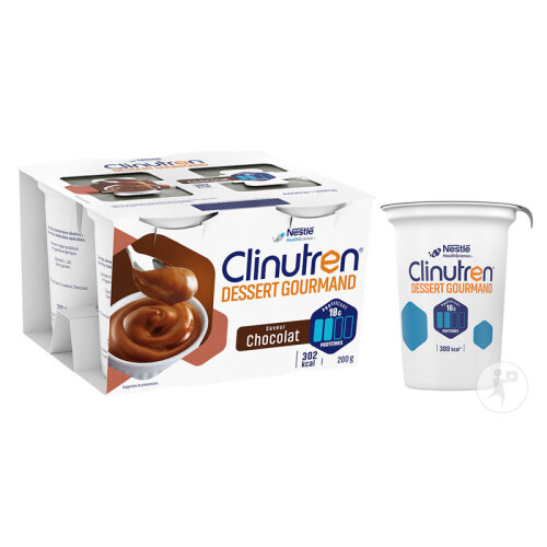 Clinutren Dessert Gourmand 300kcal Chocolat 4x200g-2