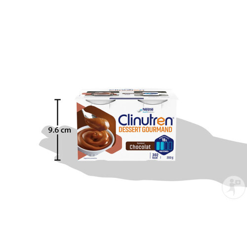 Clinutren Dessert Gourmand 300kcal Chocolat 4x200g-3