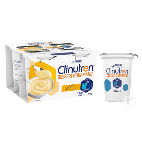 Clinutren Dessert Gourmand 300kcal Vanille 4x200g-2