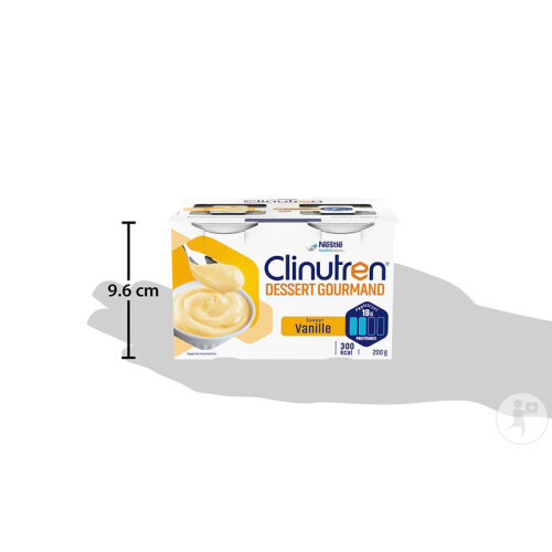 Clinutren Dessert Gourmand 300kcal Vanille 4x200g-3