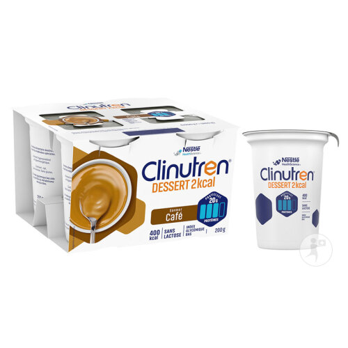 Clinutren Dessert Nutrim 400kcal Café 4x200g-2