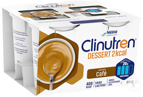 Clinutren Dessert Nutrim 400kcal Café 4x200g