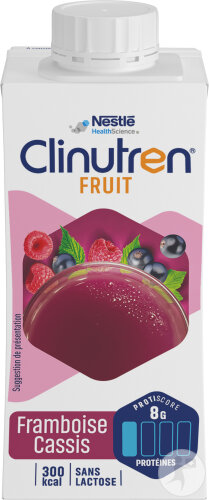 Clinutren Fruit Framboise Cassis 4x200ml