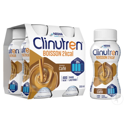 Clinutren Nutrim Boisson 2kcal Saveur Café 4x200ml-2