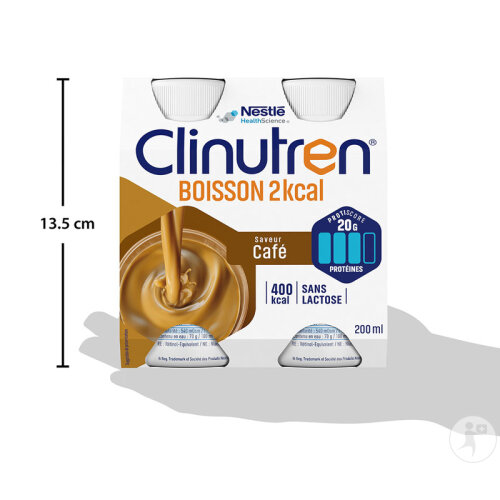 Clinutren Nutrim Boisson 2kcal Saveur Café 4x200ml-3