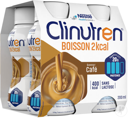 Clinutren Nutrim Boisson 2kcal Saveur Café 4x200ml