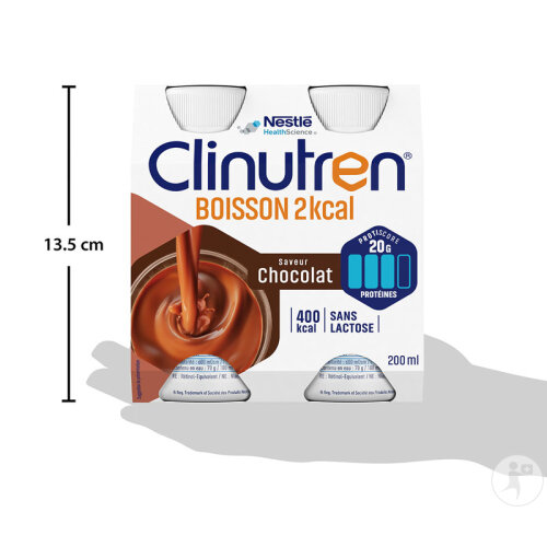 Clinutren Nutrim Boisson 2kcal Saveur Chocolat 4x200ml-3