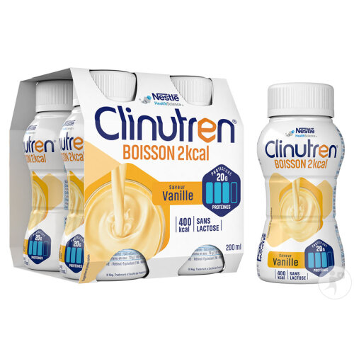 Clinutren Nutrim Boisson 2kcal Saveur Vanille 4x200ml-2