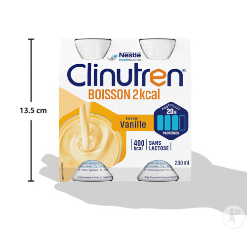 Clinutren Nutrim Boisson 2kcal Saveur Vanille 4x200ml-3
