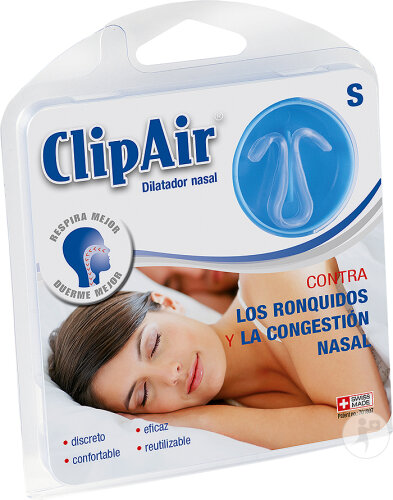 ClipAir 1 Dilatateur Nasal Taille S Avec Boîte De Rangement 1 Pièce