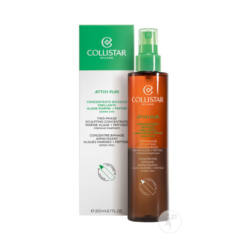Collistar Attivi Puri Concentré Biphase Amincissant Algues Marines + Peptides 200ml-2