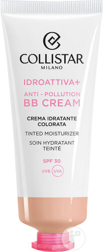 Collistar Idroattiva+ BB Crème Anti-Pollution Soin Hydratant Teinté IP30 Light Tube 50ml
