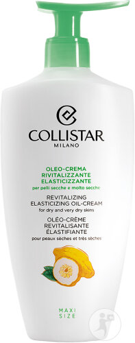 Collistar Oléo-Crème Revitalisante Élastifiante Peaux Sèches Et Très Sèches Flacon Pompe 400ml