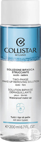 Collistar Solution Biphase Démaquillante Yeux-Lèvres Tous Types De Peaux Flacon 200ml