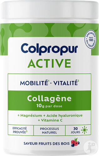 Colpropur Active Collagène Naturel Saveur Fruits Des Bois Pot 330g