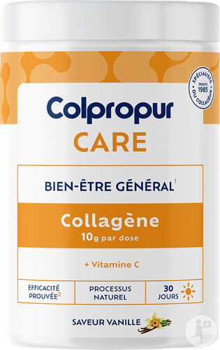 Colpropur Care Collagène Naturel Saveur Vanille Pot 300g