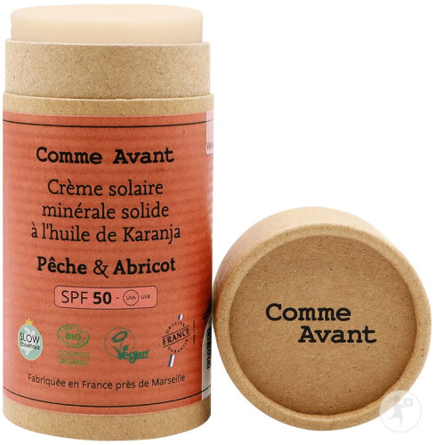 Comme Avant Crème Solaire Minérale Liquide À L’Huile De Karanja IP50 Pêche & Abricot 105g