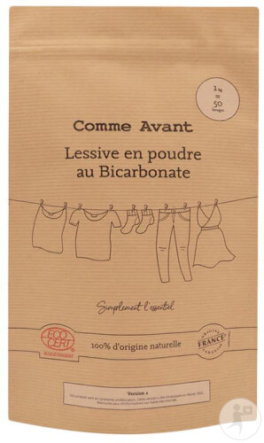 Comme Avant Lessive En Poudre Au Bicarbonate 1kg