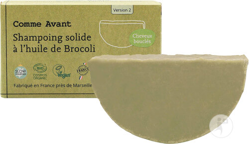 Comme Avant Shampoing Solide A L'Huile De Brocolis Cheveux Abîmés/Blouclés 70g