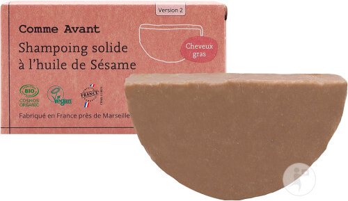 Comme Avant Shampoing Solide A L'Huile De Sésame Cheveux Gras 70g