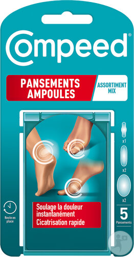 Compeed Pansement Ampoules Mixpack 5 Formats Différents