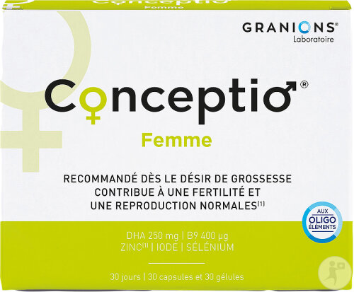 Conceptio Femme 30 Gélules + 30 Capsules