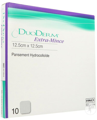 Convatec Duoderm Extra Mince Pansements Hydrocolloïdes Hydroactif 12,5x12,5cm 10 Pièces (Ref421644)