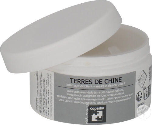 Copaïba Nature Terres De Chine Gommage Exfoliant-Masque Désincrustant Visage Et Corps Pot 250g