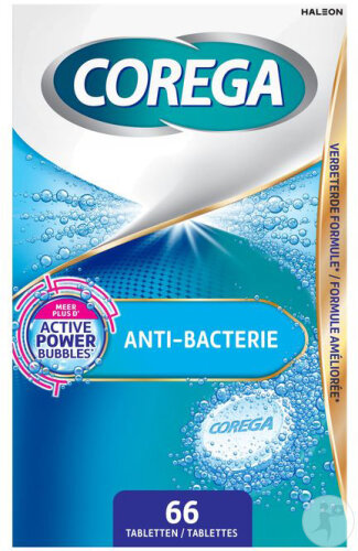 Corega Anti-Bactérie 66 Comprimés