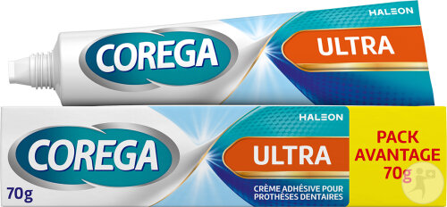 Corega Ultra Crème Adhésive Pour Prothèse Dentaires 70g