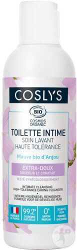 Coslys Toilette Intime Gel Soin Lavant Mauve Bio D'Anjou 200ml