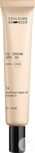 Couleurs De Noir CC Crème 03 Nude IP30 Tube 30ml