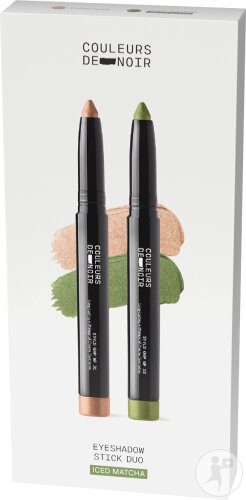 Couleurs De Noir Eyeshadow Stick Summer Duo 10 Iced Matcha 2x1,4g