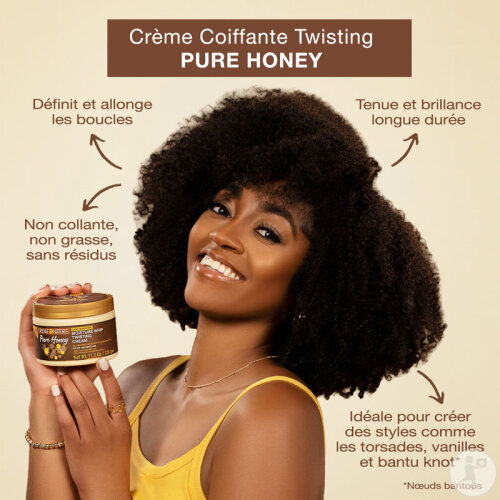 Crème Of Nature Twisting Crème De Coiffage Cheveux Bouclée Pot 326g-2