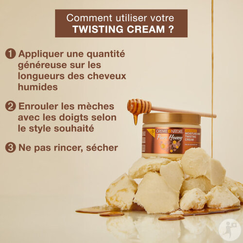 Crème Of Nature Twisting Crème De Coiffage Cheveux Bouclée Pot 326g-3