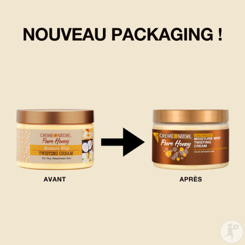 Crème Of Nature Twisting Crème De Coiffage Cheveux Bouclée Pot 326g-5