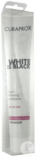 Curaprox Dentifrice White Is Black 90ml