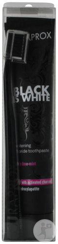Curaprox Set Black Is White Dentifrice 90ml + Brosse À Dents CS 5460
