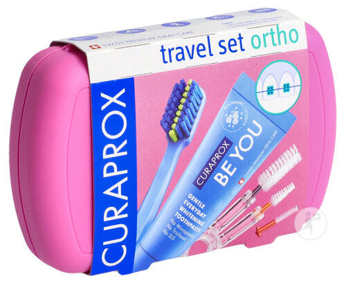 Curaprox Travel Set Ortho Rose 1 Kit