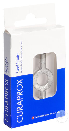 Curaprox UHS 409 Handy Manche En Acier 1 Pièce