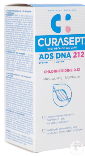 Curasept ADS DNA 212 Bain De Bouche Chlorhéxidine 0,12% 200ml