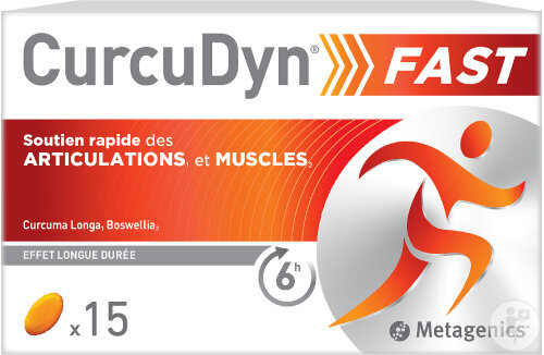 CurcuDyn Fast Articulations Et Muscles 15 Capsules