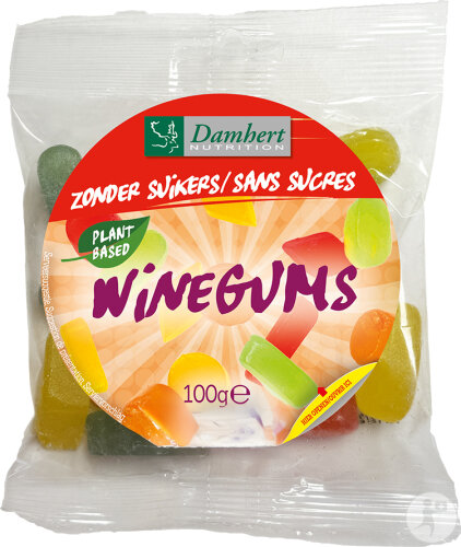 Damhert Hard Candy Winegums Sans Sucres 100g