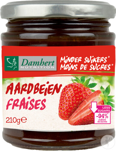 Damhert Low Carb Confiture Fraise Pot 210g