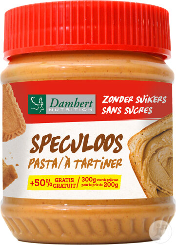 Damhert Sans Sucres Spéculoos À Tartiner 250g